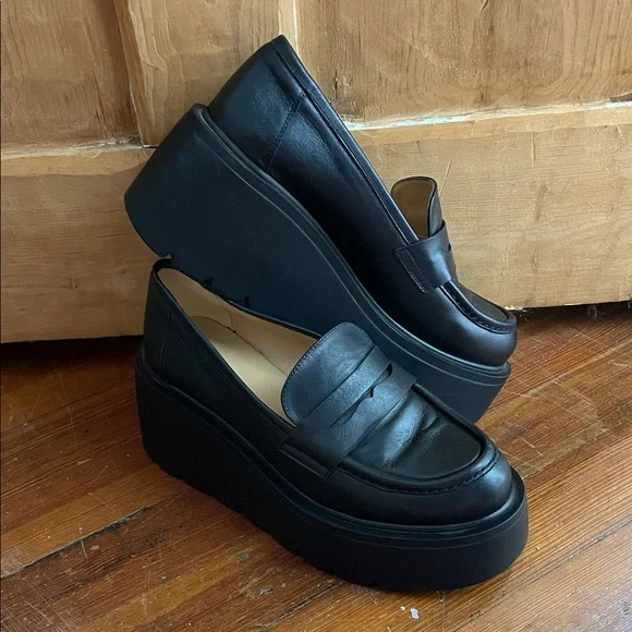 Maeve Black Platform Loafers - Picture 6 of 6